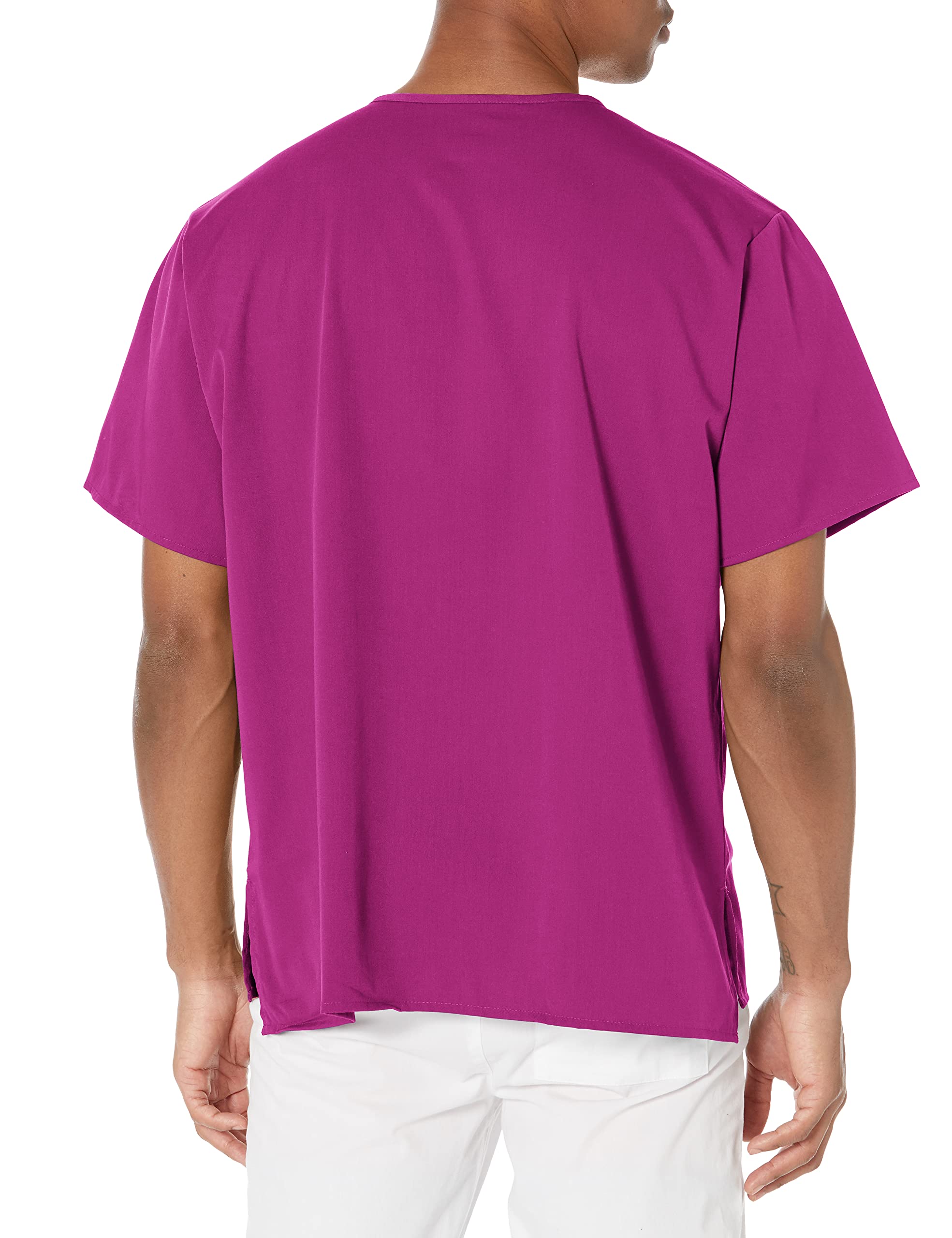 WonderWink 6619XWINE3XL WonderWink PRO męski top z dekoltem w serek, wino, rozwinięty, rozmiar 3XL