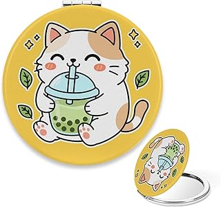 Bonito espejo compacto, espejo de maquillaje ...