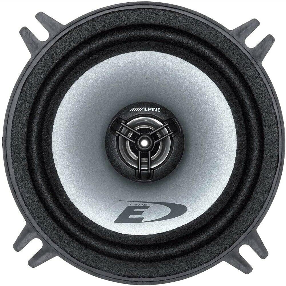 Kit 6 Casse Altoparlanti Alpine per Fiat Bravo dal 2007 Anteriori e Posteriori, Alpine SXE 1750S+1325S Set 2 Woofer 165mm +2 tweeter + 2 Coassiali 13 cm + Anelli e Cavi Adattatori
