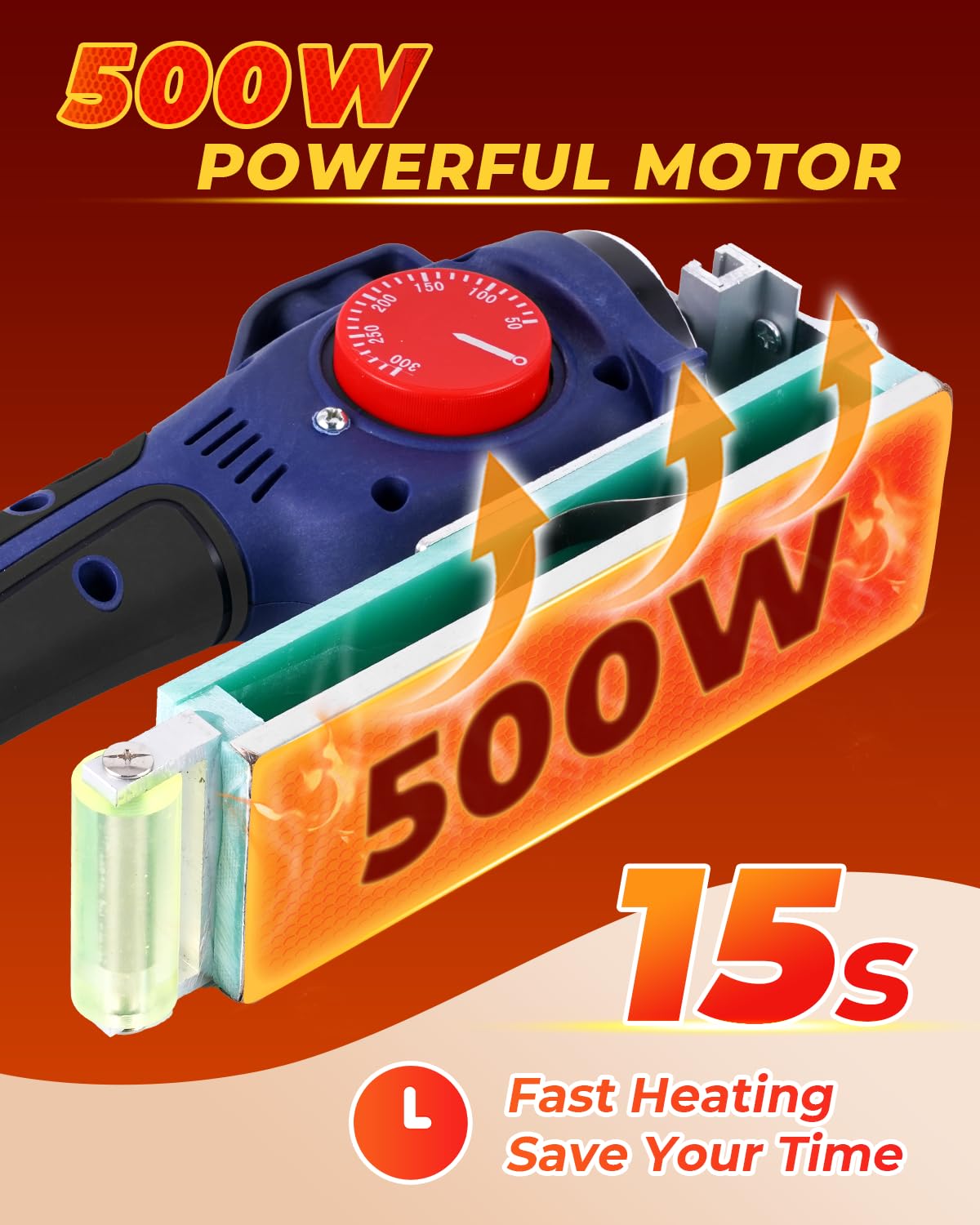 Bordatrice Portatile Per Legno YUCHENGTECH - Per ABS/PVC, Larghezza 10-50mm, Velocità Regolabile 2-6m/min - Foto 3