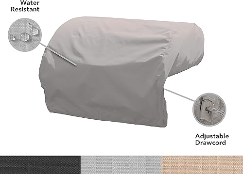 Miniatura 4 de Covermates Funda de parrilla integrada de poliéster resistente, resistente a la intemperie, dobladillo con cordón, parrilla y calefacción, 36
