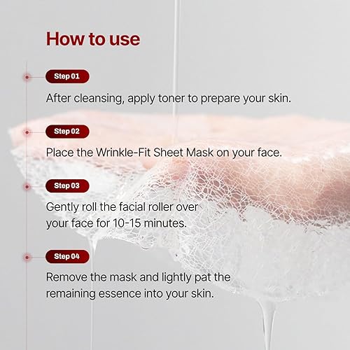 Miniatura 6 de MEDITHERAPY Máscara de ajuste arrugado (7EA), máscara de colágeno, levantamiento de la piel flácida, hidratante y reafirmante, suaviza las líneas