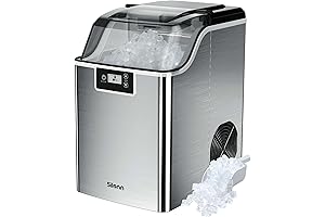 Silonn Portable Countertop Ice Maker for Delicious Nugget Ice Cubes