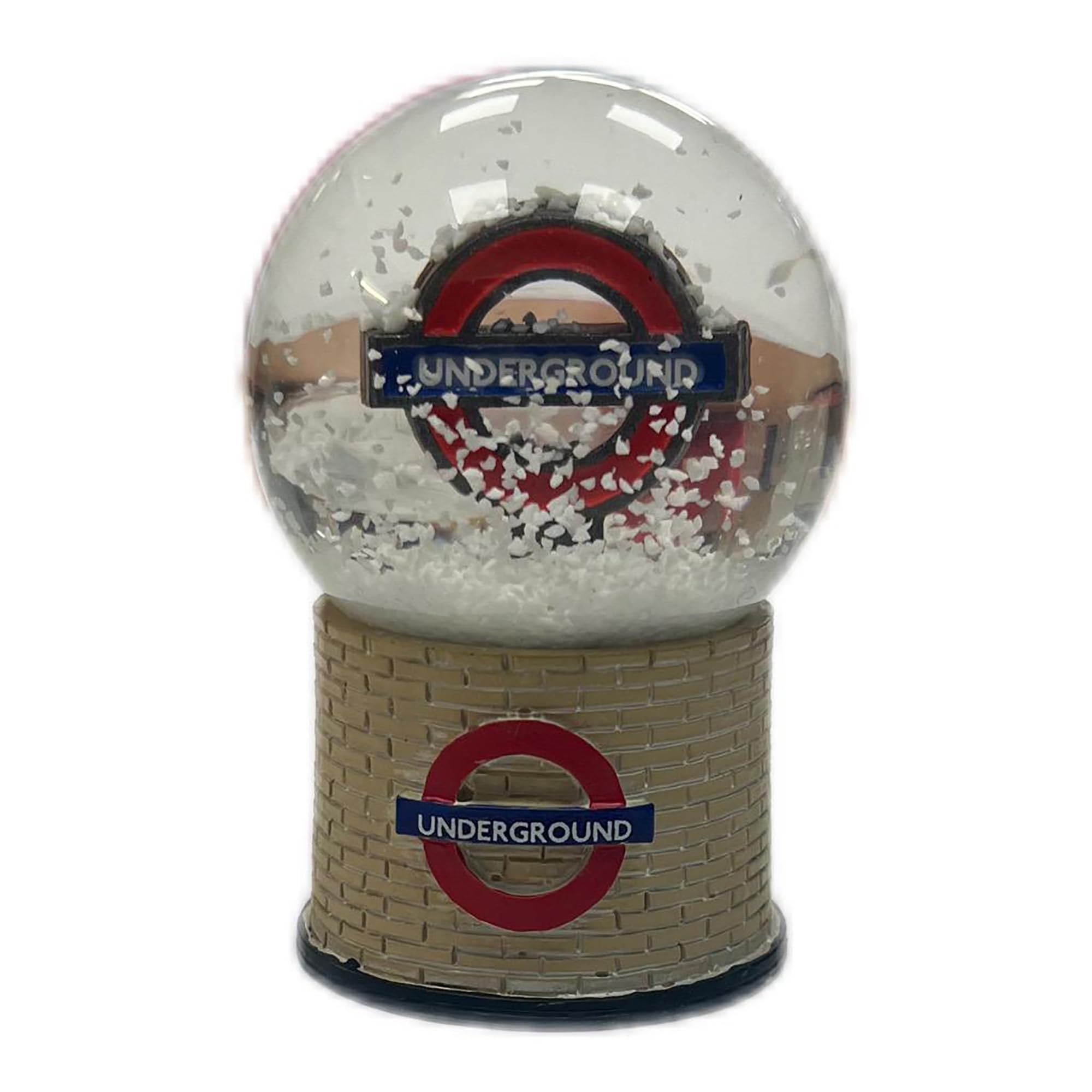 Gwcc Stone Tfl9102 Official Licensed London Underground Roundel Snow Globe – Medium Snowstorm Ornament 6Cm Height 4.5Cm Globe Souvenir Gift