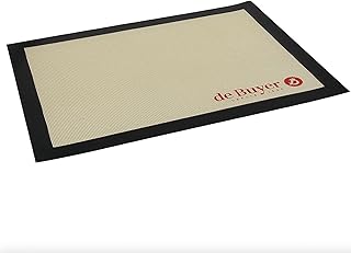 De Buyer - Tapis de cuisson en silicone micro aéré AIRMAT - 40 x 30 cm -, Beige