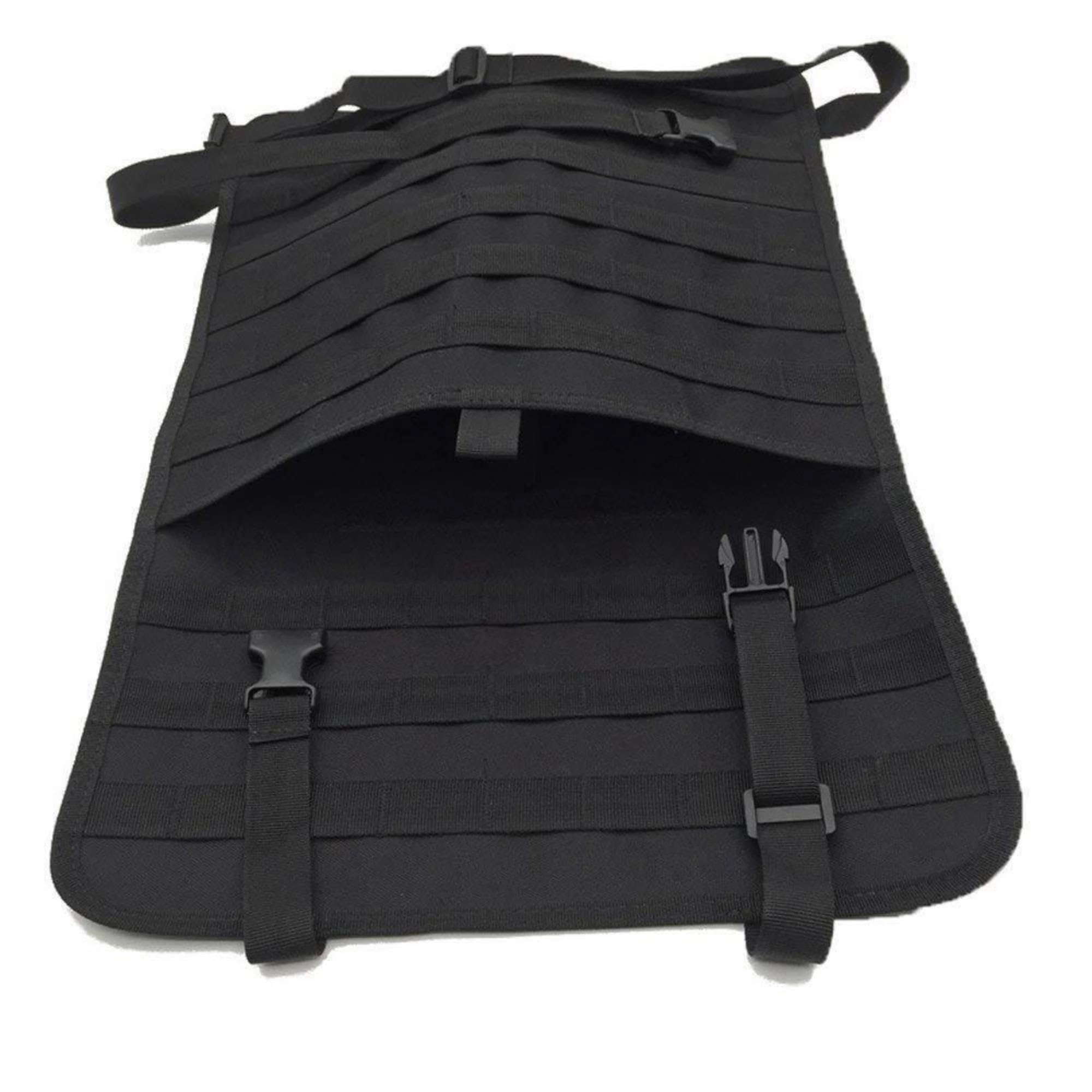 Redes de almacenaje para Coche Bolsa Colgante Asiento Trasero Organizador Tácticos Almacenamiento Exteriores Caza Y Conducción Autónoma Clasificada Red Maletero Coche(Negro)