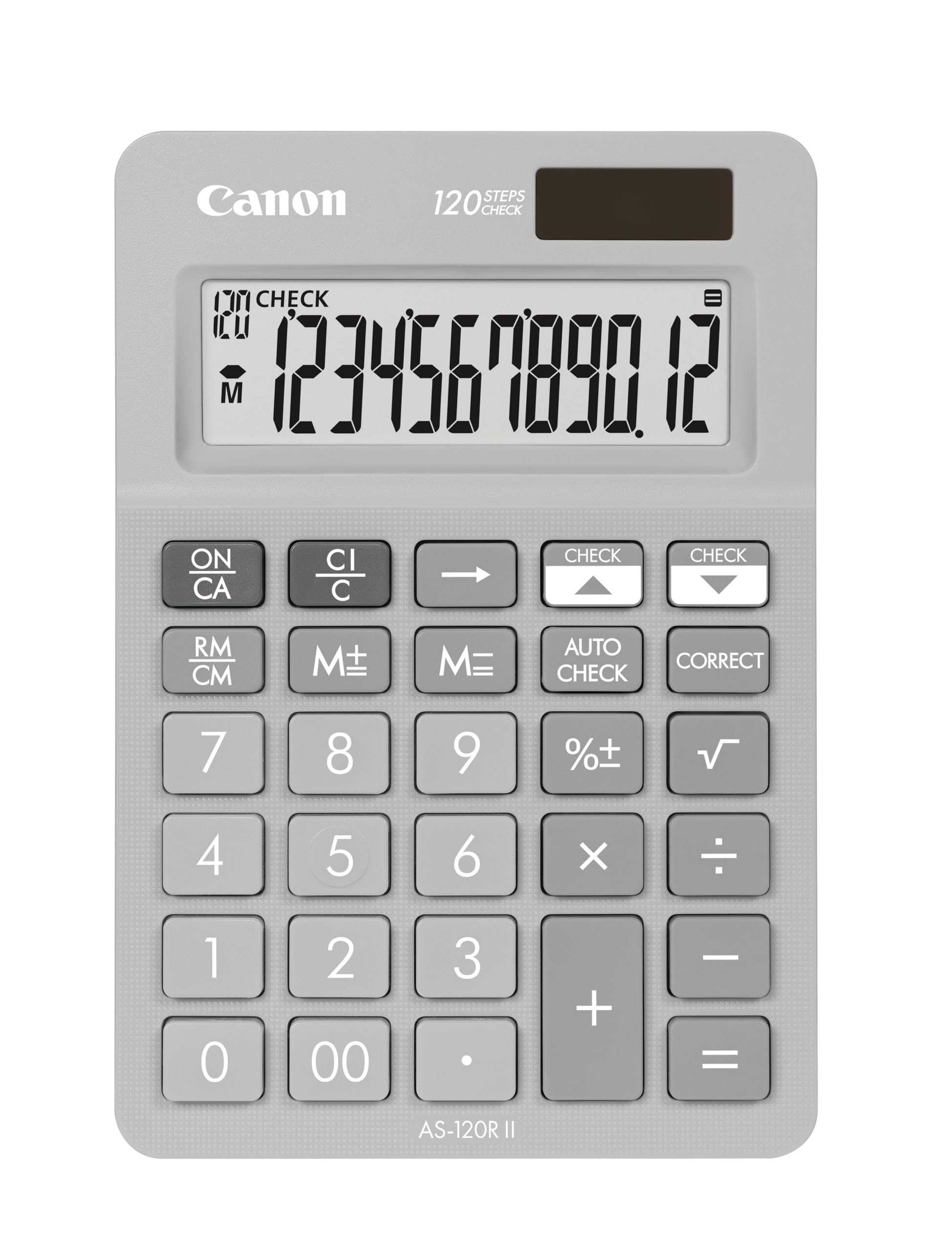 Canon AS-120R II Desktop Calculator – Grey-image-1