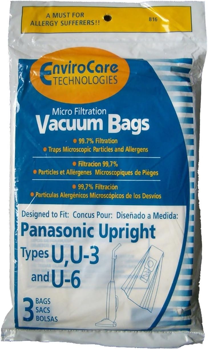 Up To 40% OFF Panasonic U/U3 Upright Bags 12 Pack