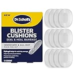 Dr. Scholls Blister Cushions Seal & Heal Bandage for Feet, 12 ct - Immediate & All-Day Pain Relief, Blister Prevention Pads, Hydrogel Technology Protects from Painful Shoe Pressure & Rubbing