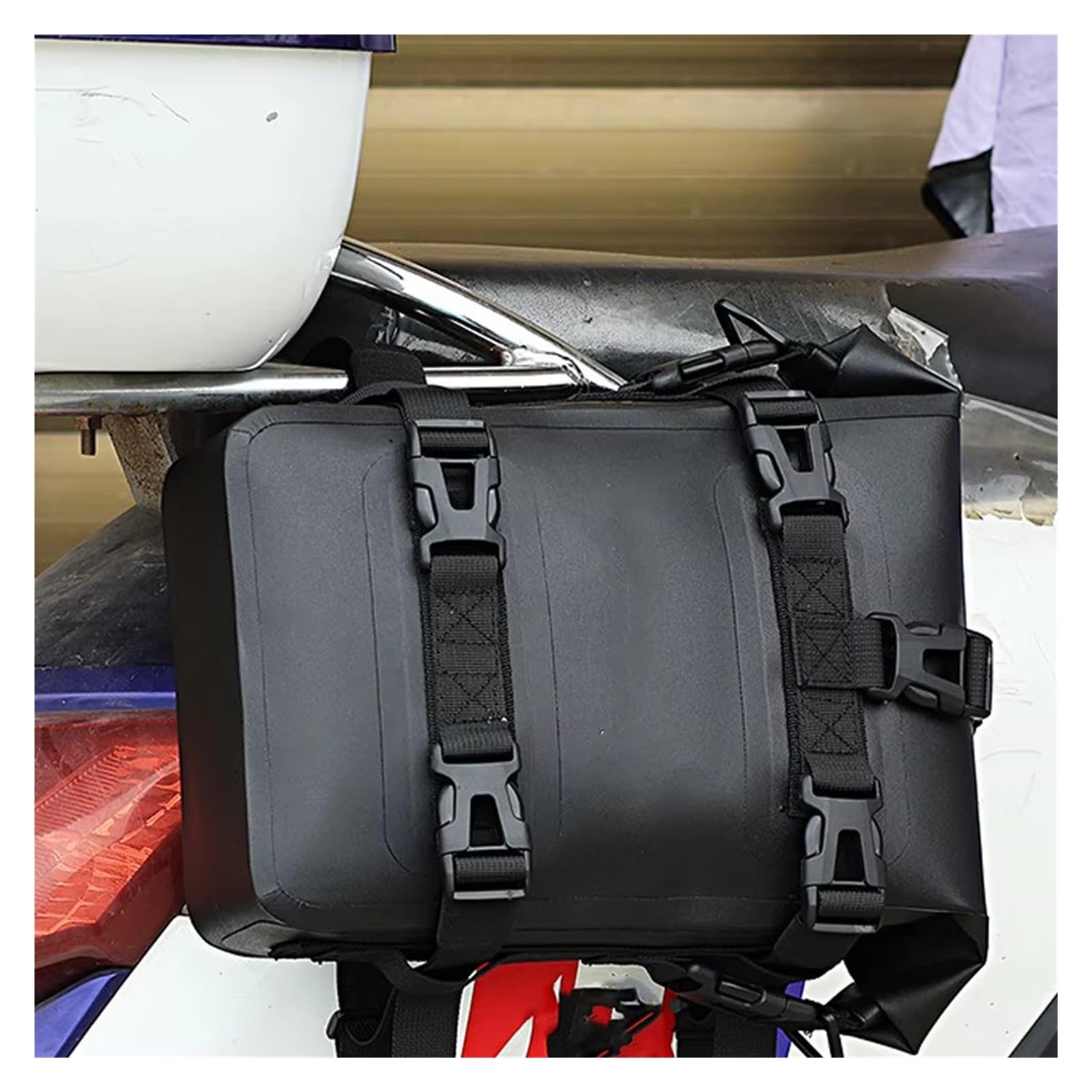 Borsa Sella Moto Borsa Laterale Multifunzionale Impermeabile Per Asta Protezione Per Moto Grande Capacità 4L