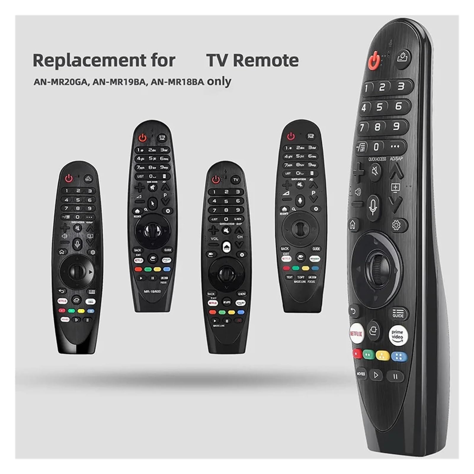 1 telecomando universale ad attivazione vocale con puntatore | Compatibile con i modelli Magic Smart TV AN-MR20GA MR19BA MR18BA MR650A(With Pointer Voice)