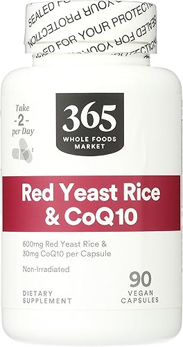 365 by Whole Foods Market, Red Yeast Rice with CoQ10, 90 Count