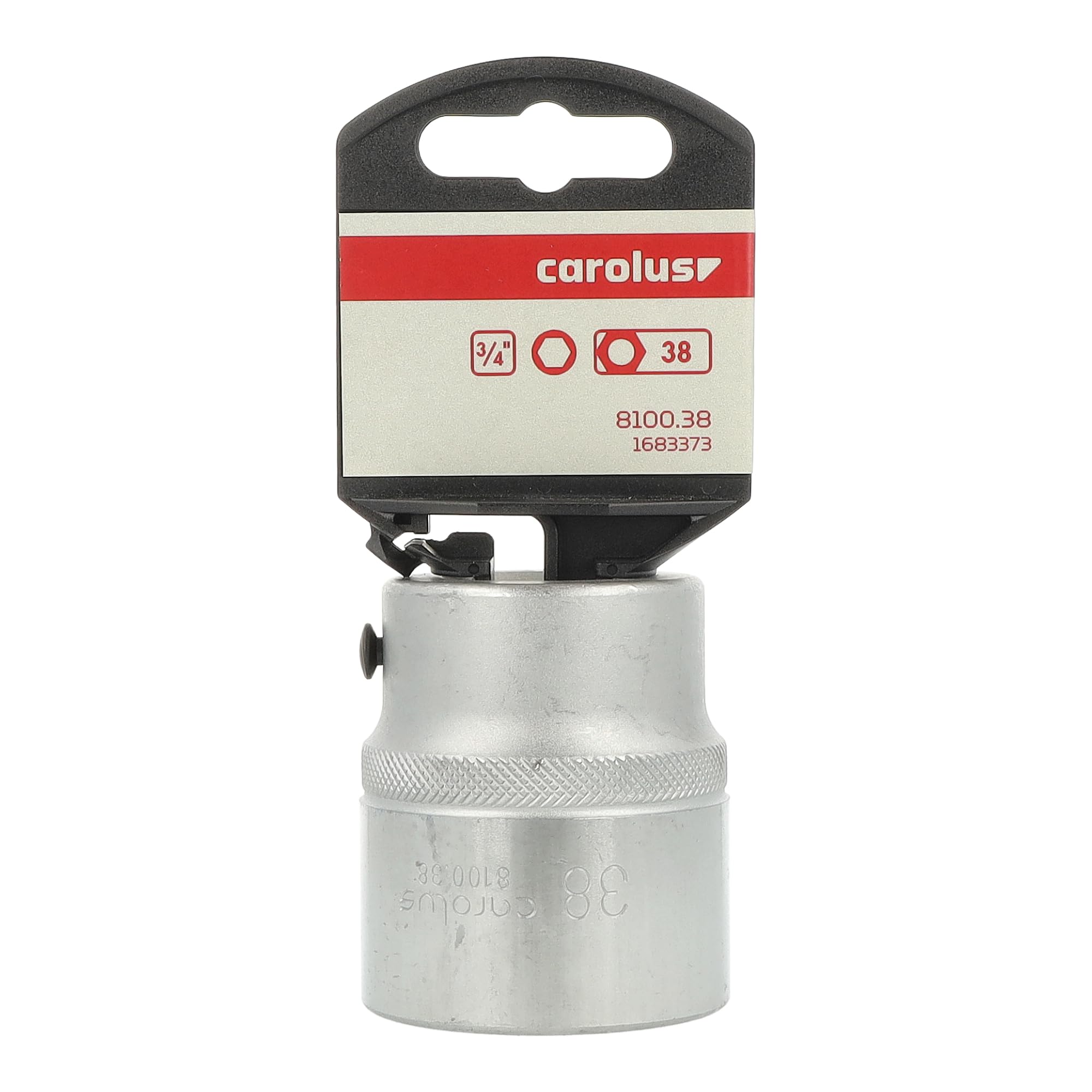 Carolus 8100.38 5180.160 Socket Key, 3/4-Inch, 38 mm, Pack of 1