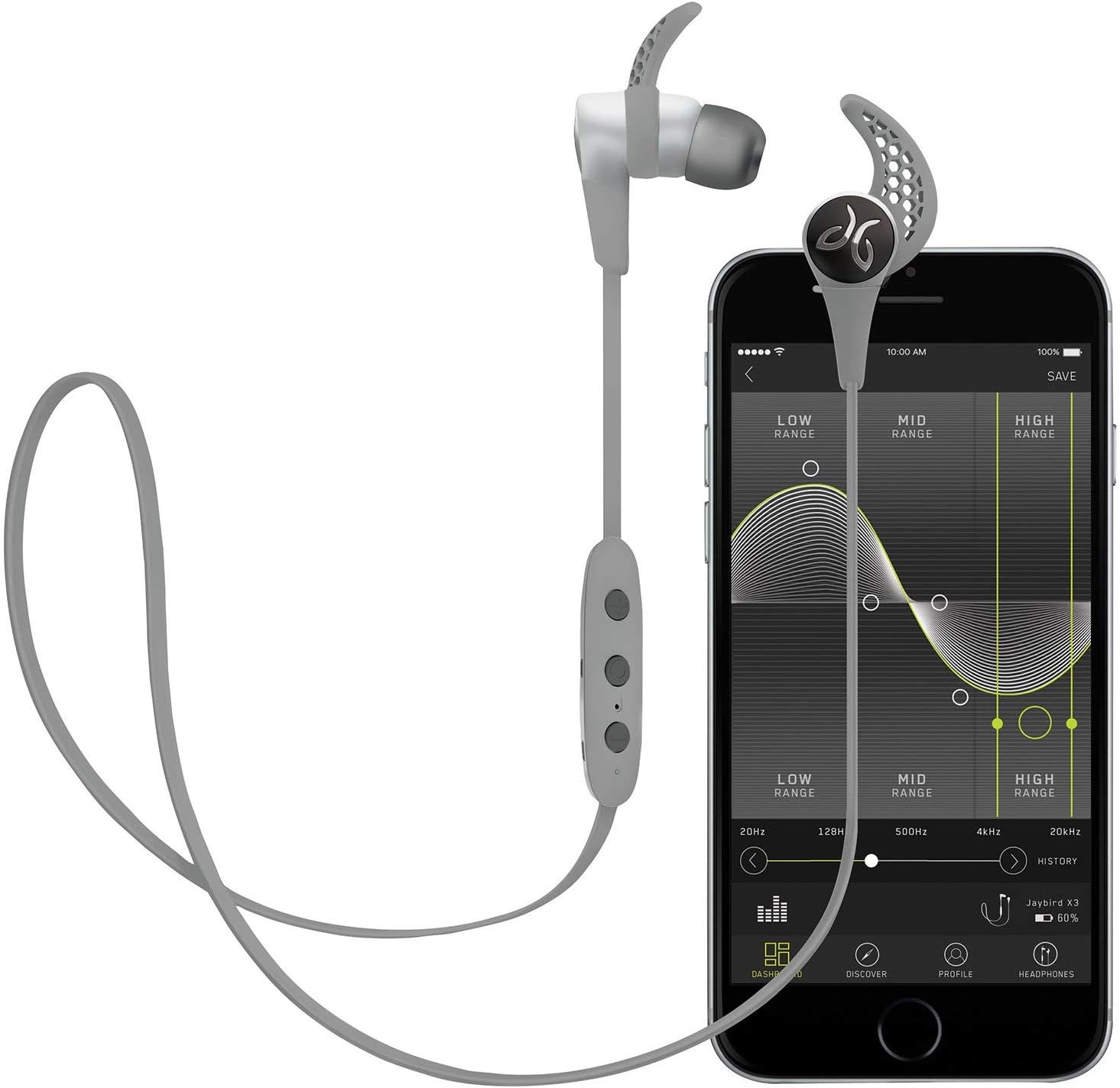 Jaybird X3 Platinum White (Renewed)
