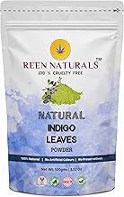 REENNATURALS Reen Naturals Organic Indigo Powder for Hair Coloring, 100% Natural Black Hair | 100gm