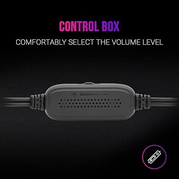 Mars Gaming MSCUBE, Compact Gaming Speakers 8W, Space DSP Sound, RGB Active-Flow Lighting, Control Box, USB Connectivity + 3.5 mm Jack, Black