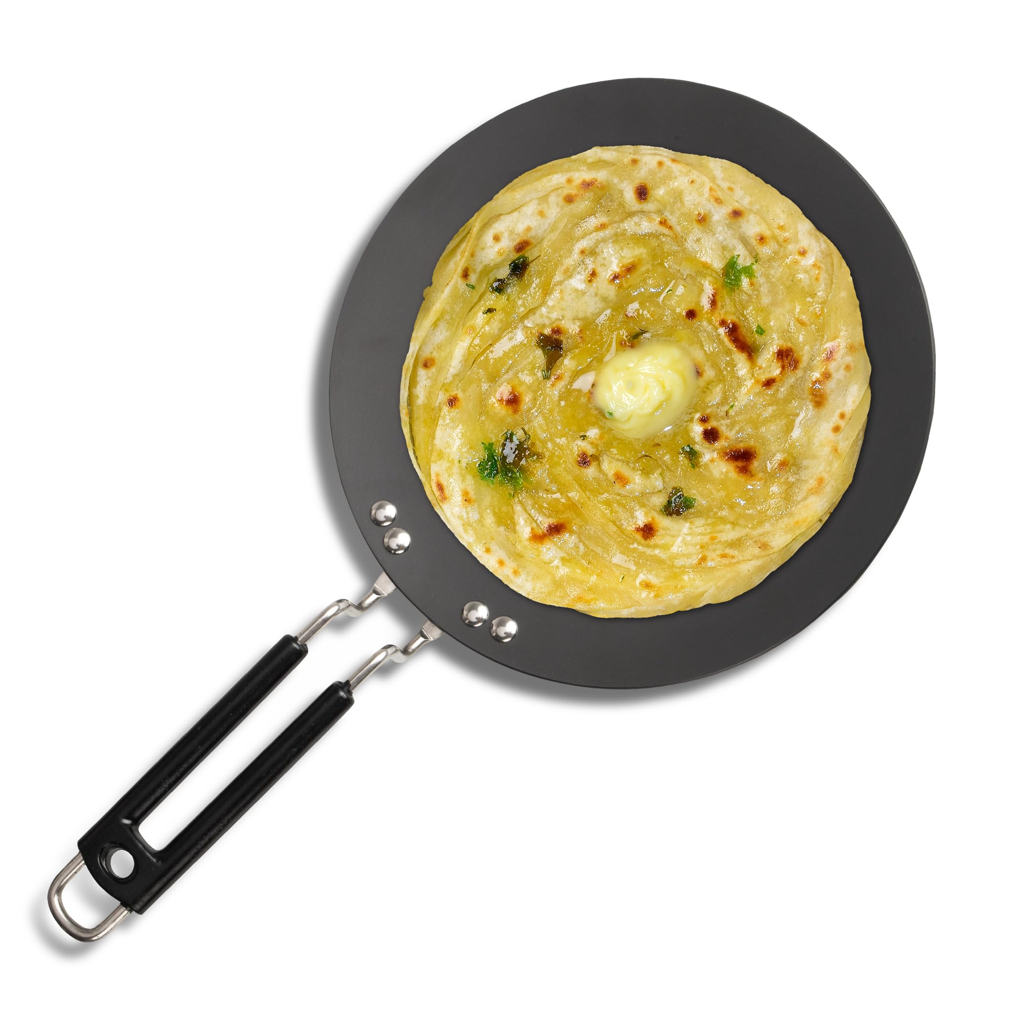 See full amazon price history chart for AGARO Elite Hard Anodised Tawa for Kitchen, 28 cm Diameter Tawa for Roti, Chapati, Paratha, Riveted Handle, 4 mm Thick Base for Uniform Heating, Gas Oven Compatible, Cooking, Cookware AGARO Elite Hard Anodised Tawa for Kitchen, 28 cm Diameter Tawa for Roti, Chapati, Paratha, Riveted Handle, 4 mm Thick Base for Uniform Heating, Gas Oven Compatible, Cooking, Cookware (B0C36RMGR6) Amazon Price History, Amazon Price Tracker