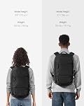 Tomtoc Sac à dos pour ordinateur portable 26L-32L, Sac de travail grande entreprise convient 15.6-16 pouces ordinateur portable