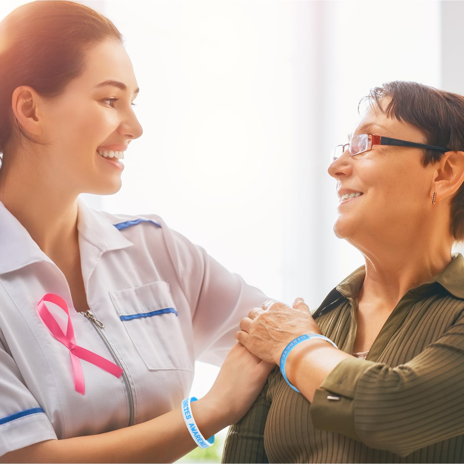 Silikon-Armband für Diabetes-Bewusstsein, Typ 1, Diabetes-Prävention, Gummi-Armbänder, Diabetiker, blaues Band, Stretch-Armband für Damen und Herren, gemeinnützige Wohltätigkeitsorganisationen,
