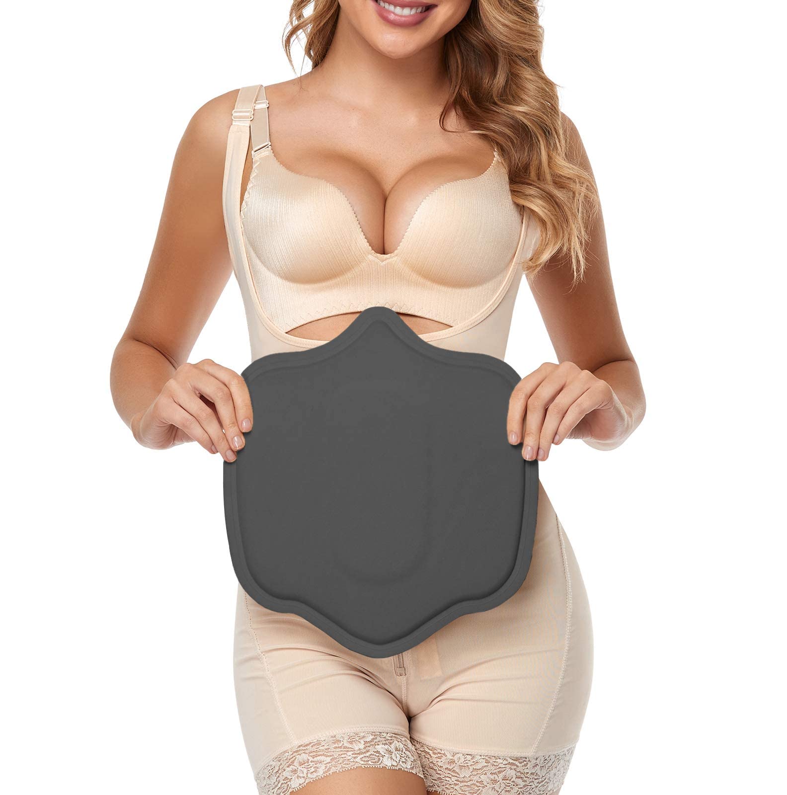 Lipo Board Abdominal Compression Board , Post Surgery Ab Board After Liposuction ,Tabla Op Lipo Foam Belly Flattening Gray