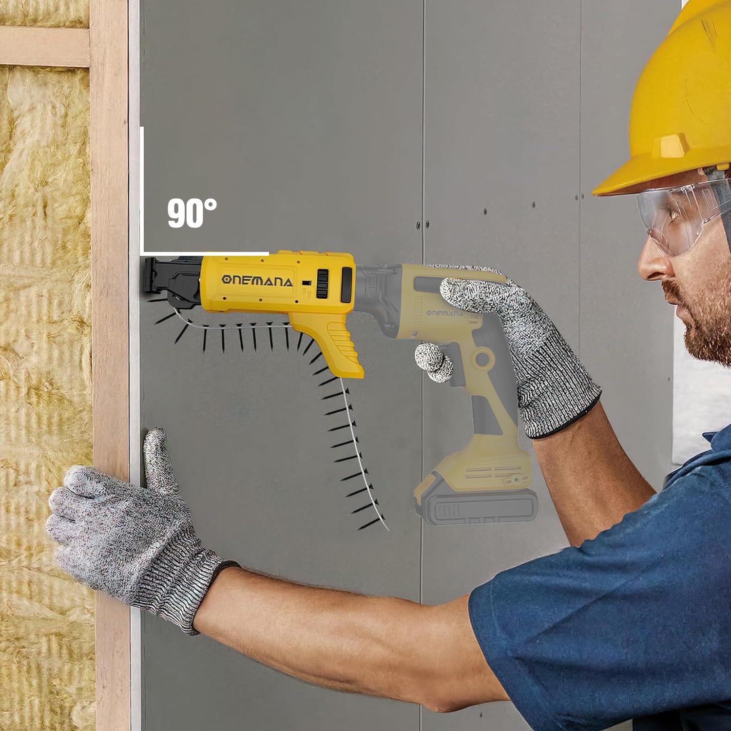 Mecanismo de herramienta de giro rápido, pistolas de tornillo para paneles de yeso, accesorio de cargador intercalado para DEWALT DCF630B DCF622B DCF6202 DCF6201