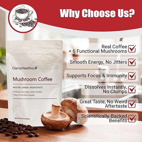 Miniatura 4 de Café de hongos, suplementos herbales de hongos