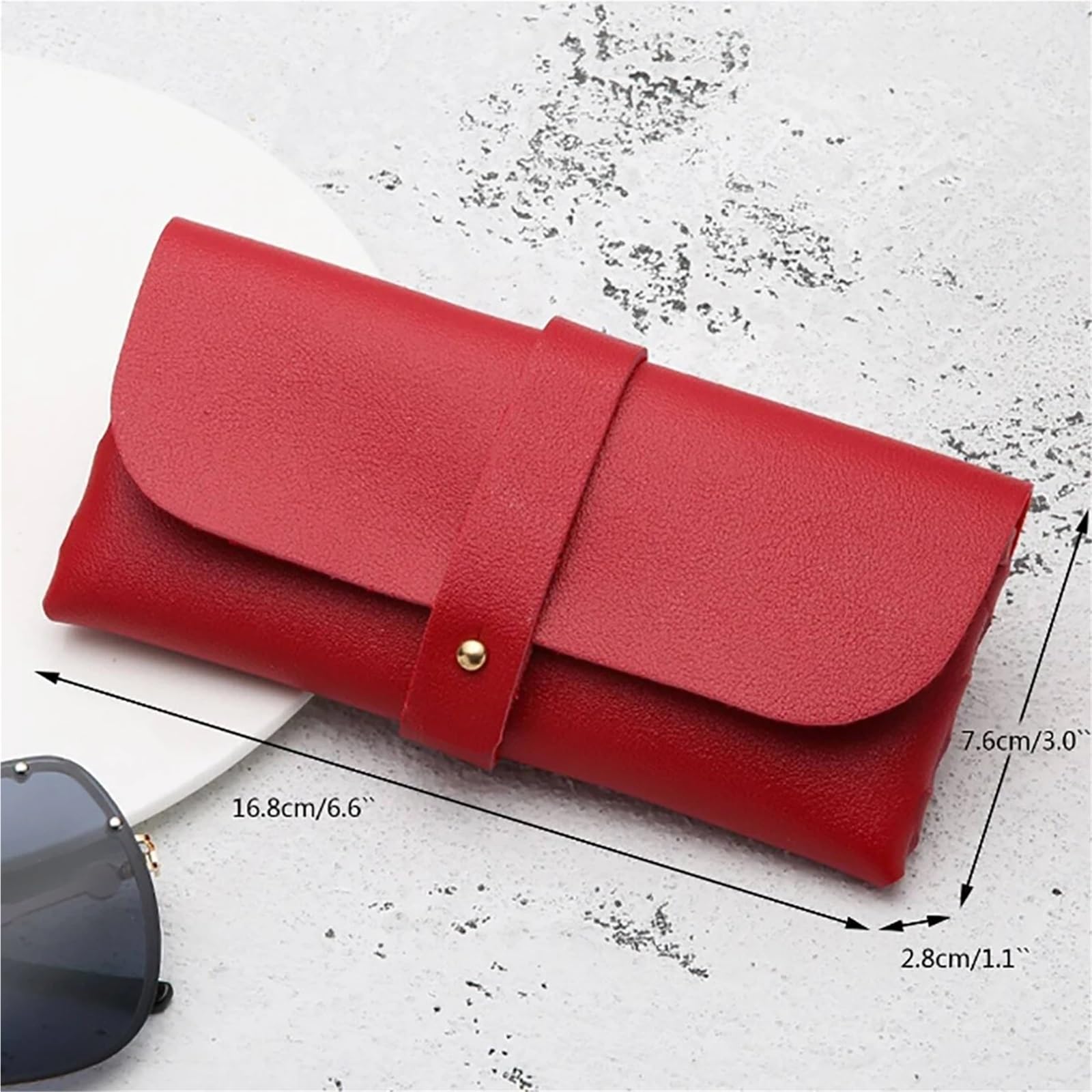Sonnenbrillen etui 1 Stück Klassische Brillentasche Schutzhülle For Damen Und Herren Weiche Tragbare Sonnenbrillenbox Lesebrillen für Stilvoll Tragbar
