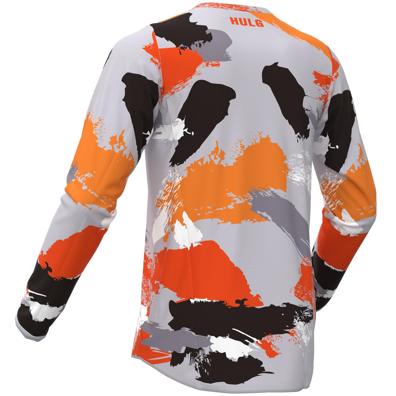 Maillot De VTT à Manches Longues pour Hommes - Respirant et à Séchage Rapide - T-Shirt De Course De Motocross BMX