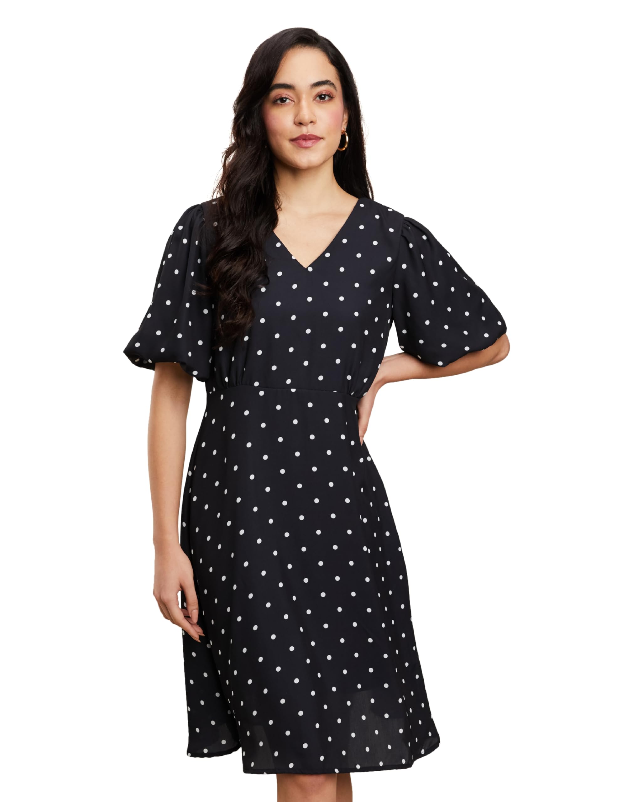 symbol premium Women's Fit & Flare Dress (Below Knee Length | Stylish) (Available in Plus Sizes)-picture-41