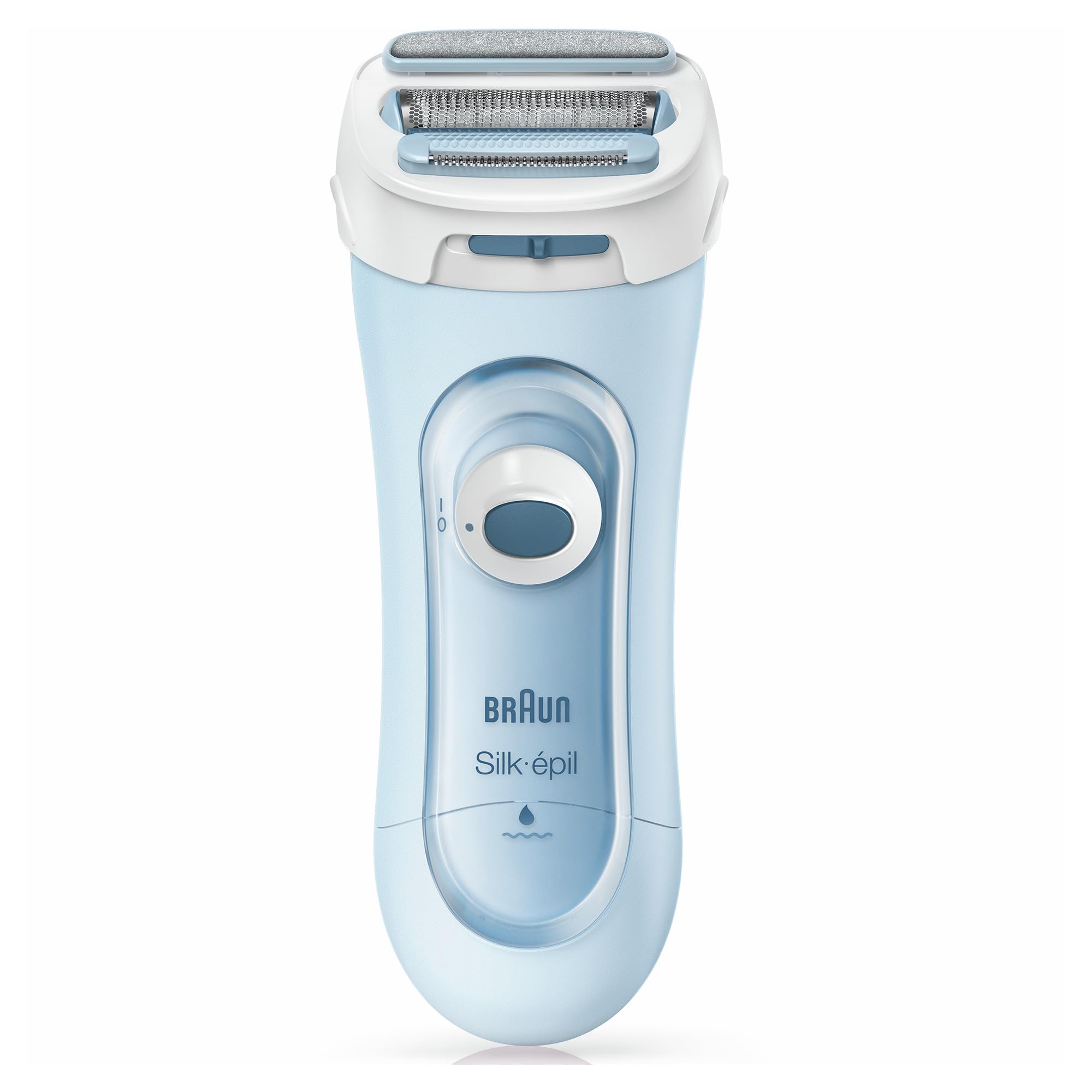 Braun Silk-épil LS5160 3-in-1 Elektrischer Damenrasierer, Trimmer und Peeling System, Wasserdicht, Blau