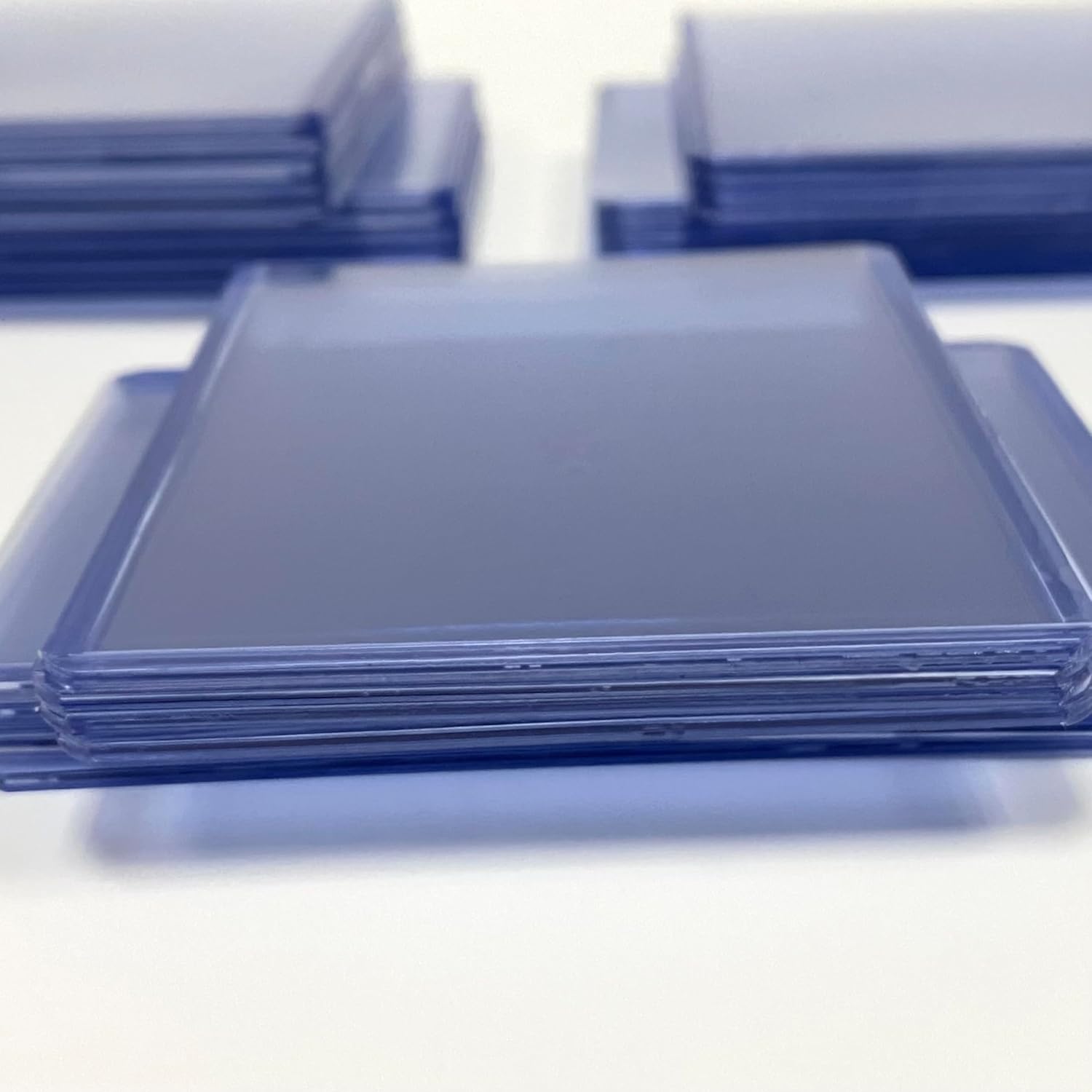 100pcs Lenayuyu 3" x 4" Clear Regular Top Loaders Toploaders 35PT Per Pack Hard Card Holders Standard Size 100ct Thick Action Packed Baseball, Football, Basketball, Hockey, Gaming