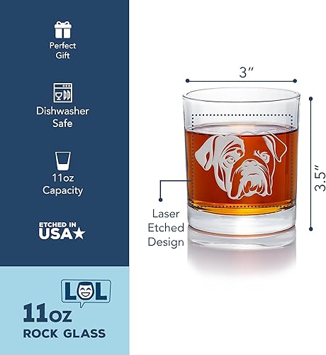 Miniatura 2 de Cara de perro Bulldog Inglés Rocas Redondas de Vidrio – Regalo de Bulldog, Bulldog Inglés, Vidrio de Bulldog, Regalo de Bulldog