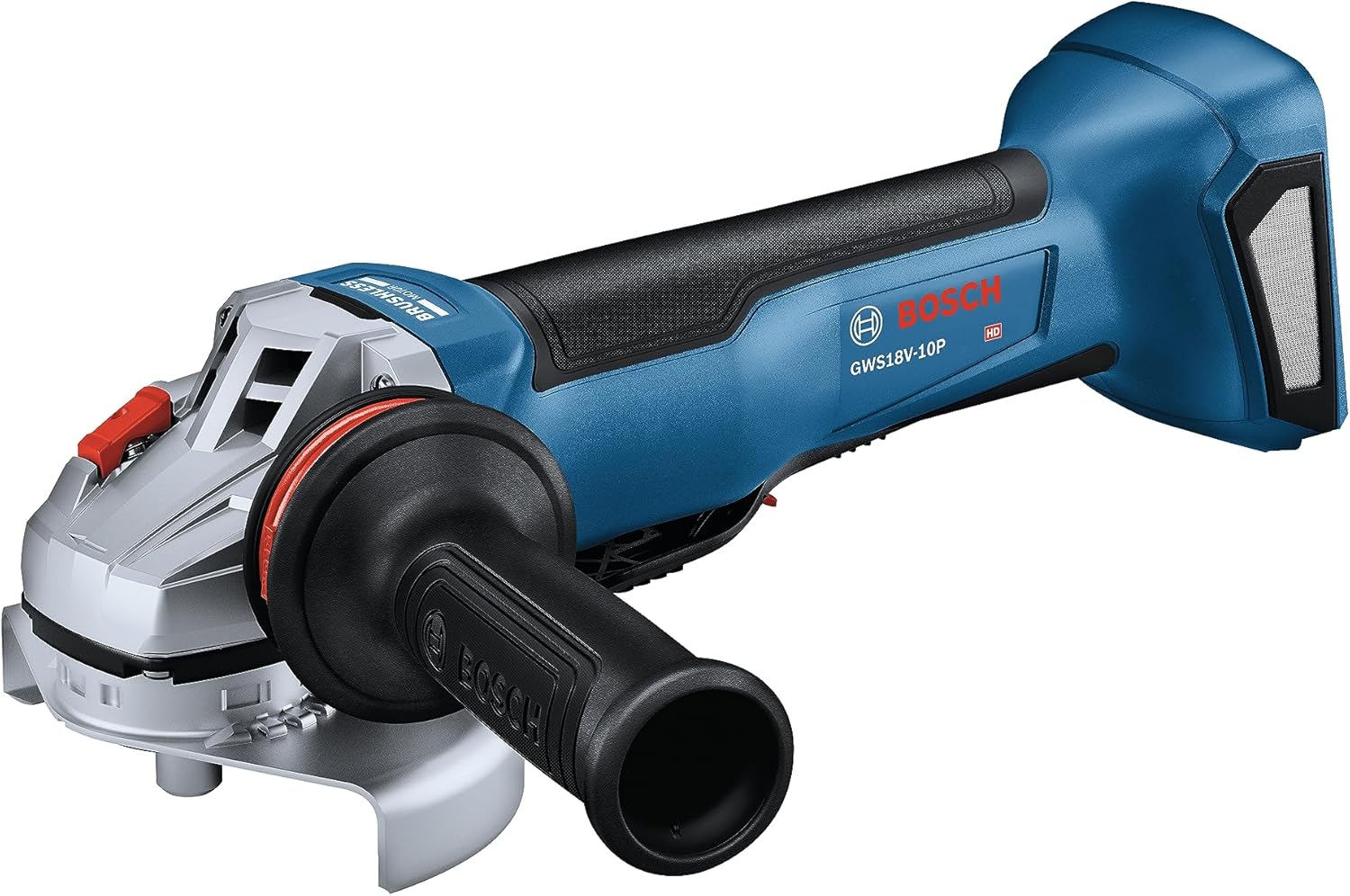 BOSCH GWS18V-10PN 18V Brushless 4-1/2 – 5 In. Angle Grinder with Paddle Switch (Bare Tool)
