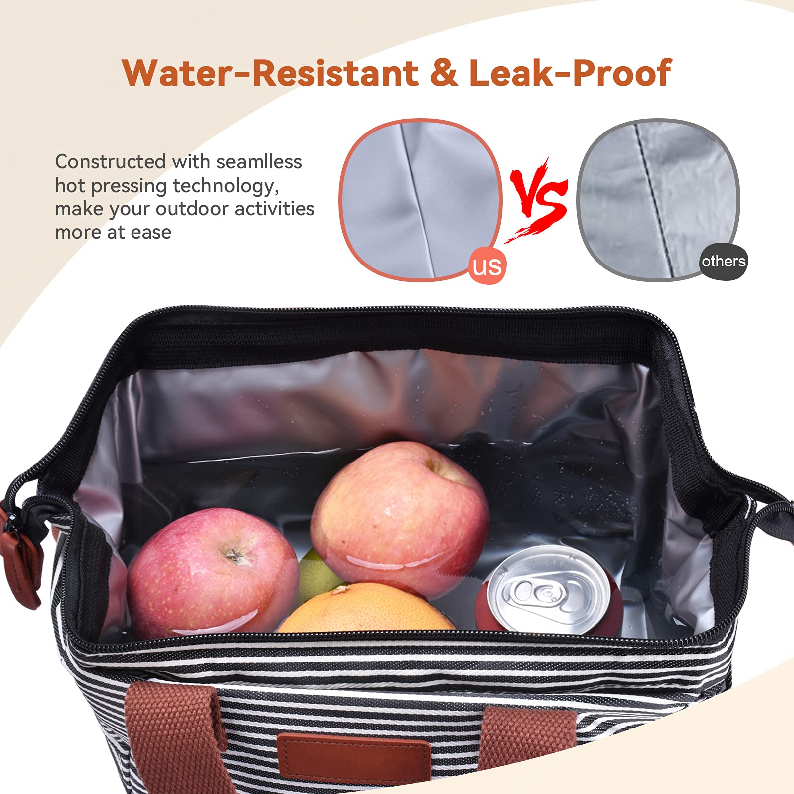 20L Sac à Dos Isotherme à Glacière Cooler Backpack Bag, Sac Isotherme Repas Portable Double Couches pour Hommes et Femmes, Sac à Dos Déjeuner pour Plage, Pique-Nique, Voyages, Camping