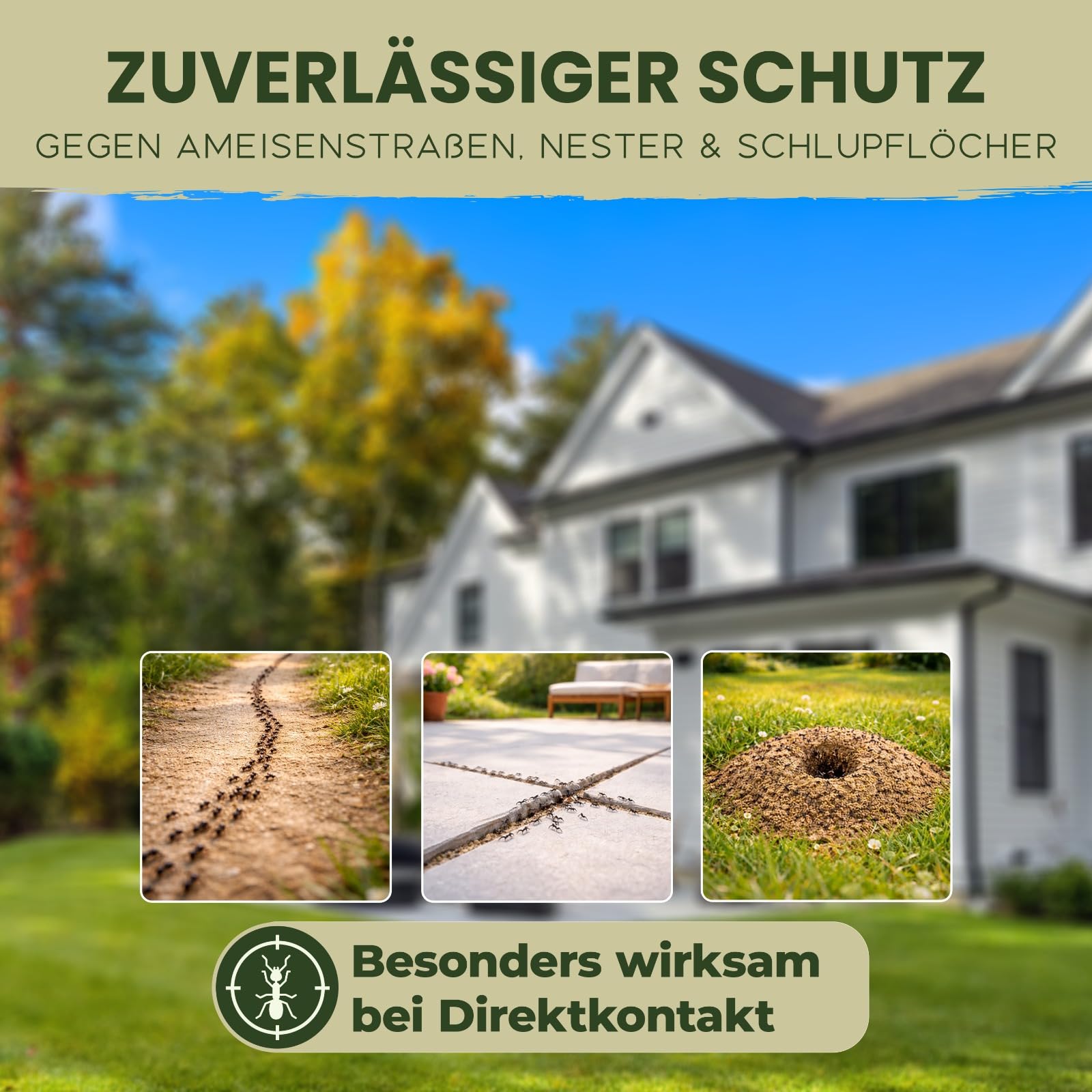 Animal Vita Ameisen Premium Spray [hochwirksam] - Ameisenspray mit effektiver Sofortwirkung für Innen & Außen - Mittel gegen Ameisen – wirkt schnell und zuverlässig