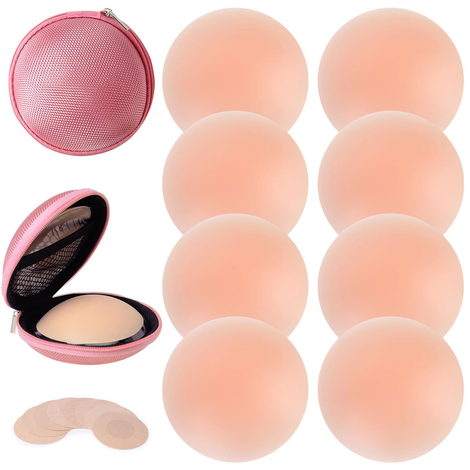 DimorePasties For Women Nipple Covers Reusable Adhesive Silicone Covers