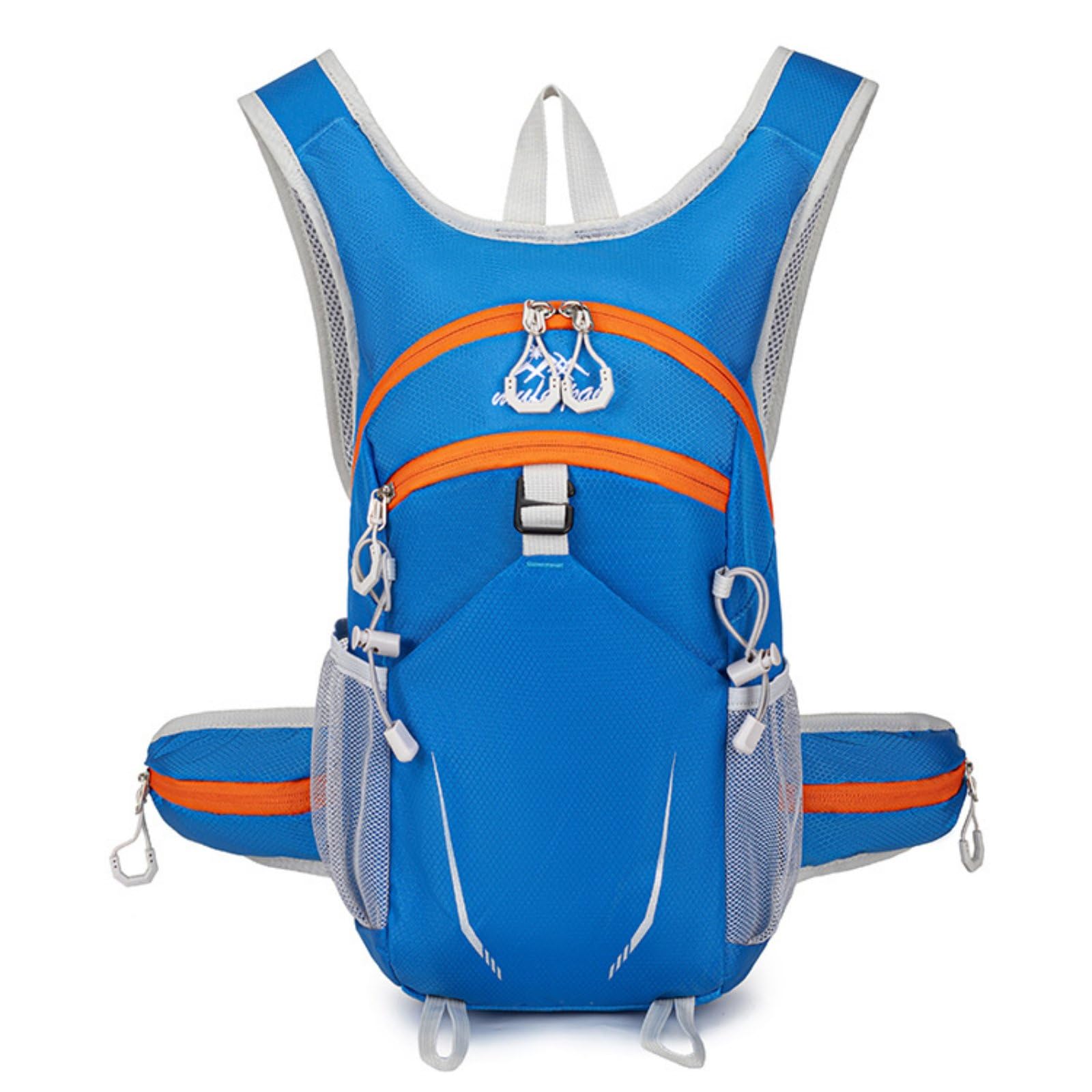 BNF®Blue Breathable Mesh Backpack – Small Size, Large 20L Capacity, Lightweight Daypack for Cycling, Running & Travel – Adjustable Straps, Water‑Resistant-image-38