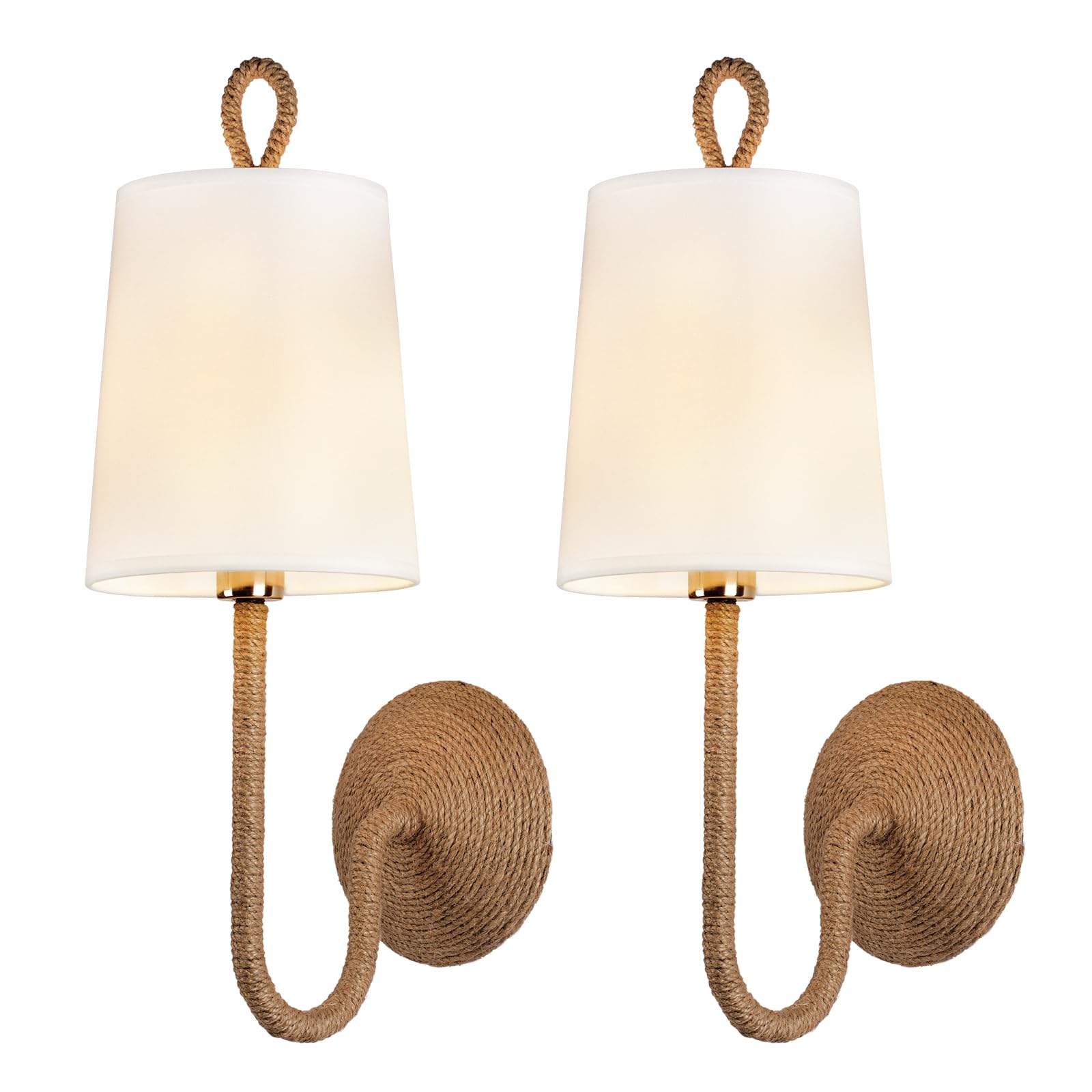 HILUXIA Boho Coastal Rope Woven Wall ...