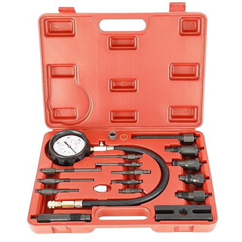 8milelake Probador de compresión de cilindro de motor diesel