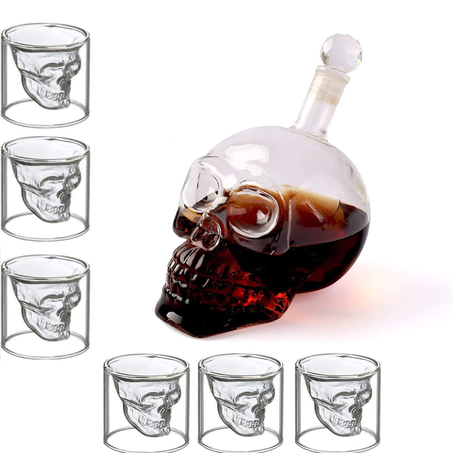 Verre à Vin Tete De Mort Coffret Verre Whisky Tête De Mort • Boutique Du Cocktail Verre A Vin Tete De Mort