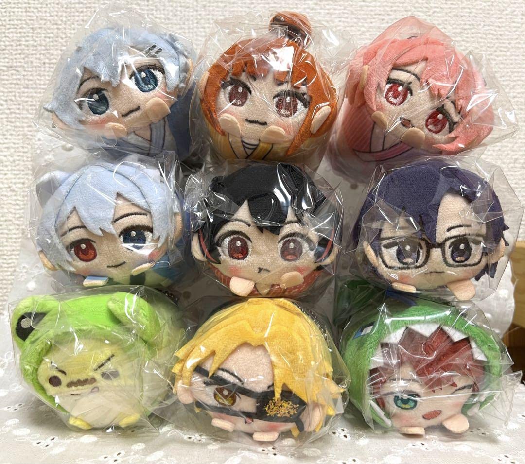 Amazon.co.jp: 9点セットカラフルピーチ もちころりん ぬいぐる 