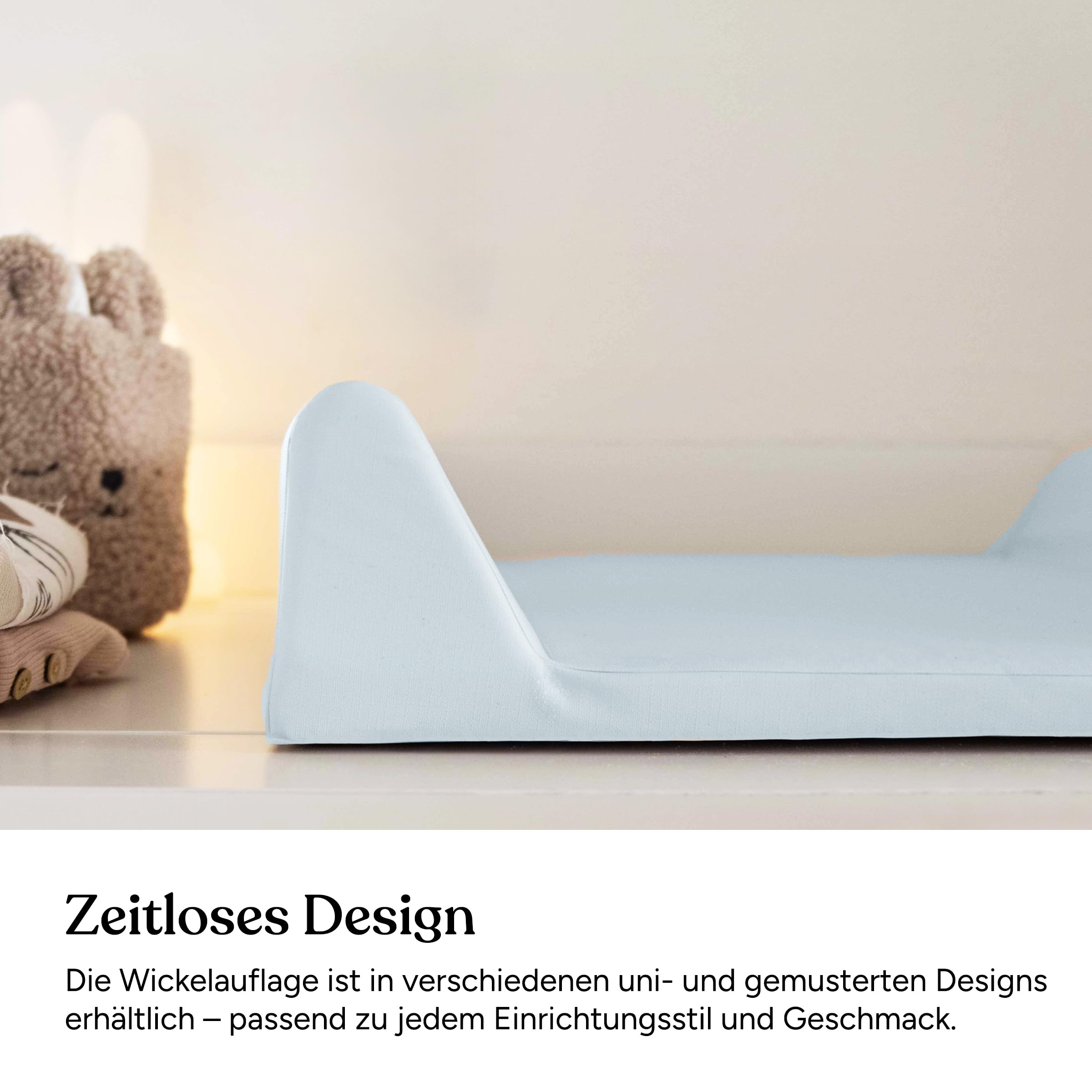Ehrenkind Abwaschbare Wickelauflage 50x70 Beige Hygienisch Sicher Wickelunterlage