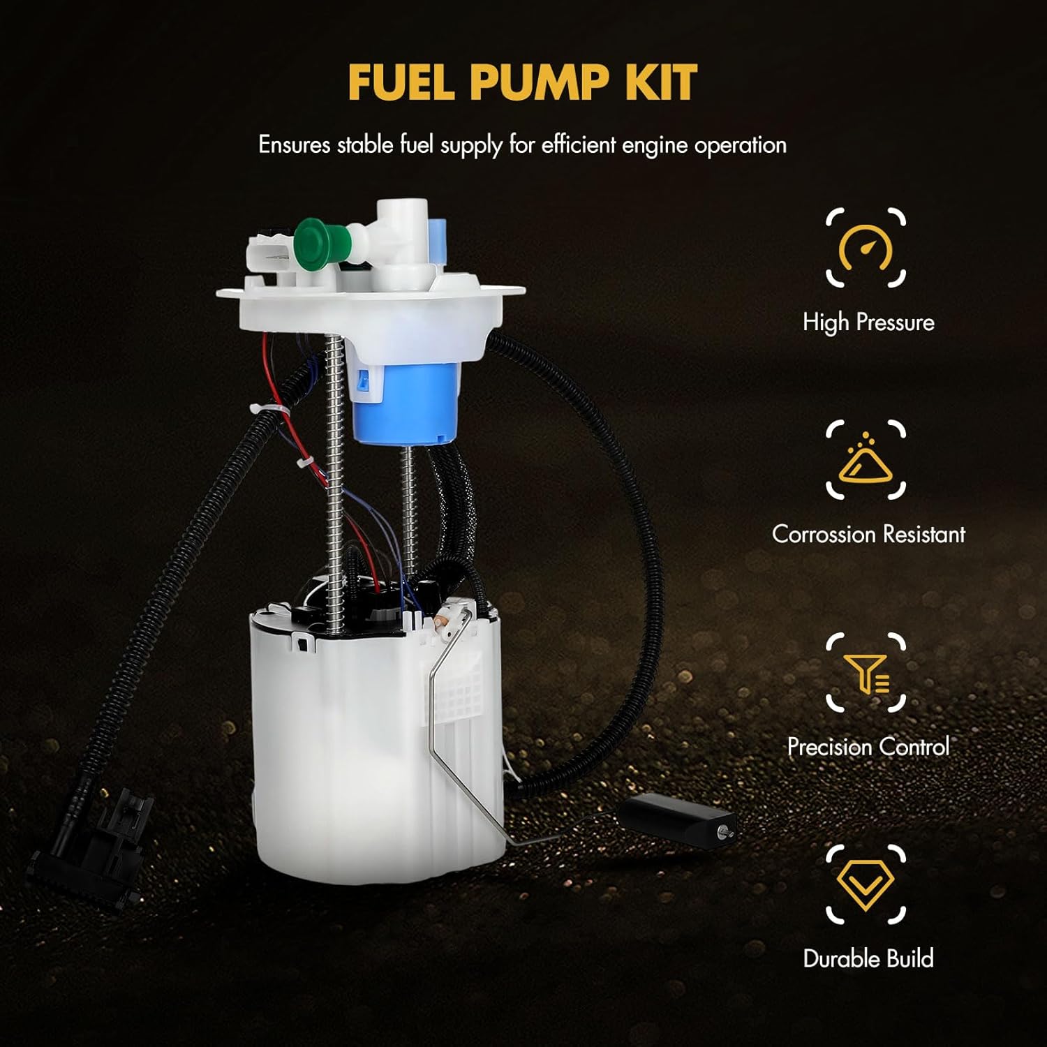 OCPTY Fuel Pump Electric Module Assembly Replacement for Buick for Encore 2013-2015 L4 1.4L Petrol AWD for Buick for Encore 2016 L4 1.4L Petrol AWD 13577815, 13516865, 13592484