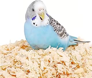 MANON ROSA Wood Shavings for Bird Bedding - Natural Aspen Soft Low-Dust & Odor-Control Nesting Material for Parakeets Parrots Rabbits Cockatiel for Cages, Nest Boxes, Small Pet Litter