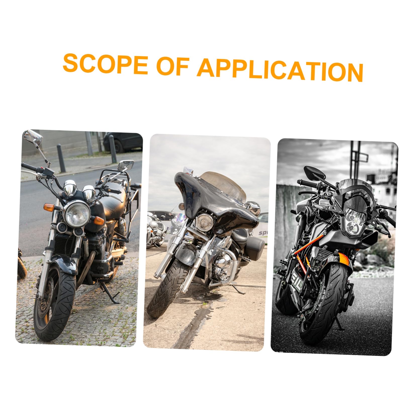3 Pares Antideslizante Para Motocicleta Pegatinas Automotrices Tapón Libro Marrón Motocicleta Pegatinas Rodillera Pegatinas Coche Tanque Apliques Caucho Ecológico