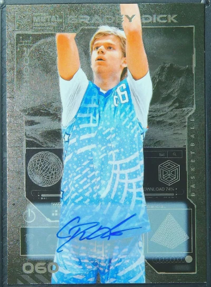 MultiSport Trading Card 2023 Skybox Metal Universe Champions Autograph Silver #60 Gradey Dick Basketball NM Near Mint Auto