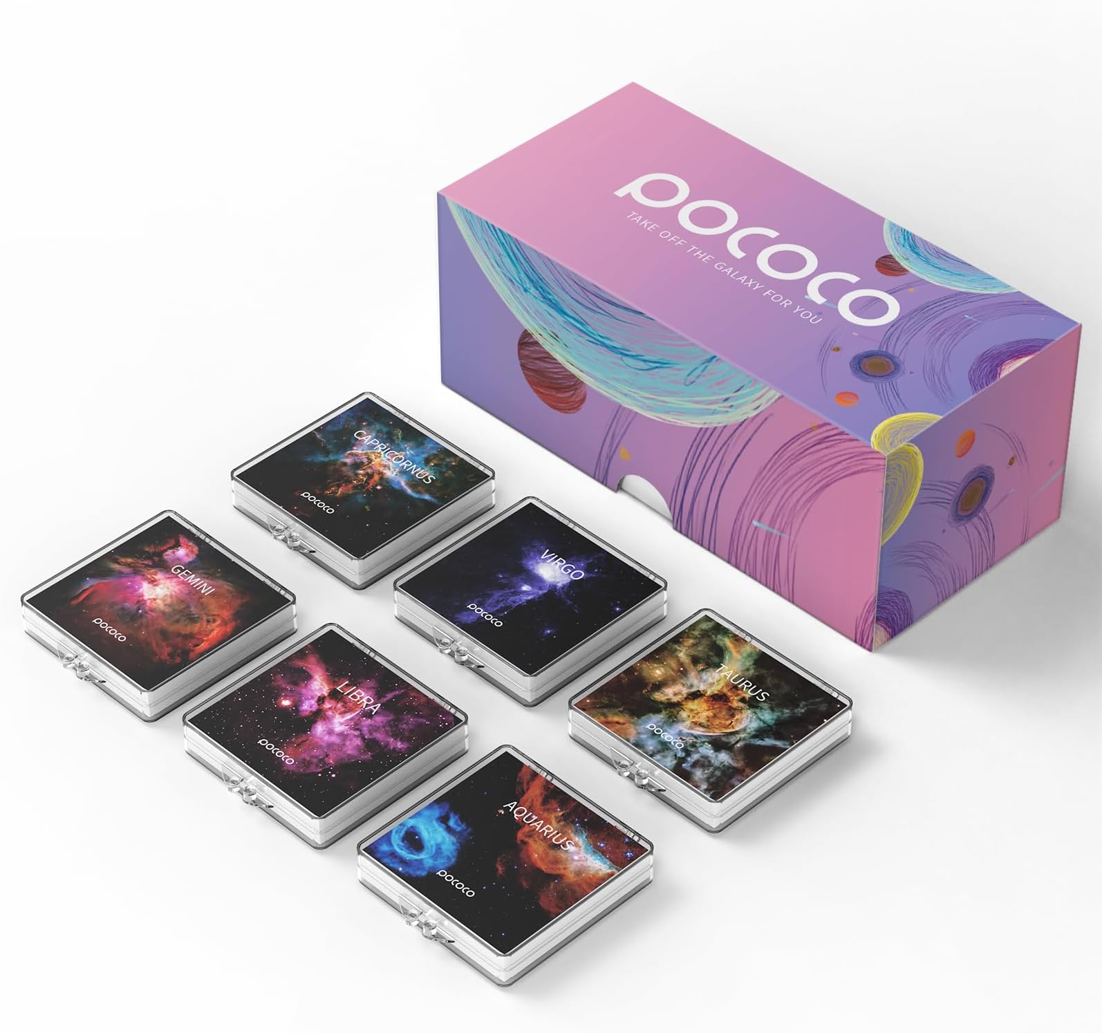 POCOCO Realistic Constellation-1 Series Discs, 5K Resolution, Realistic Patterns, 6 Pieces