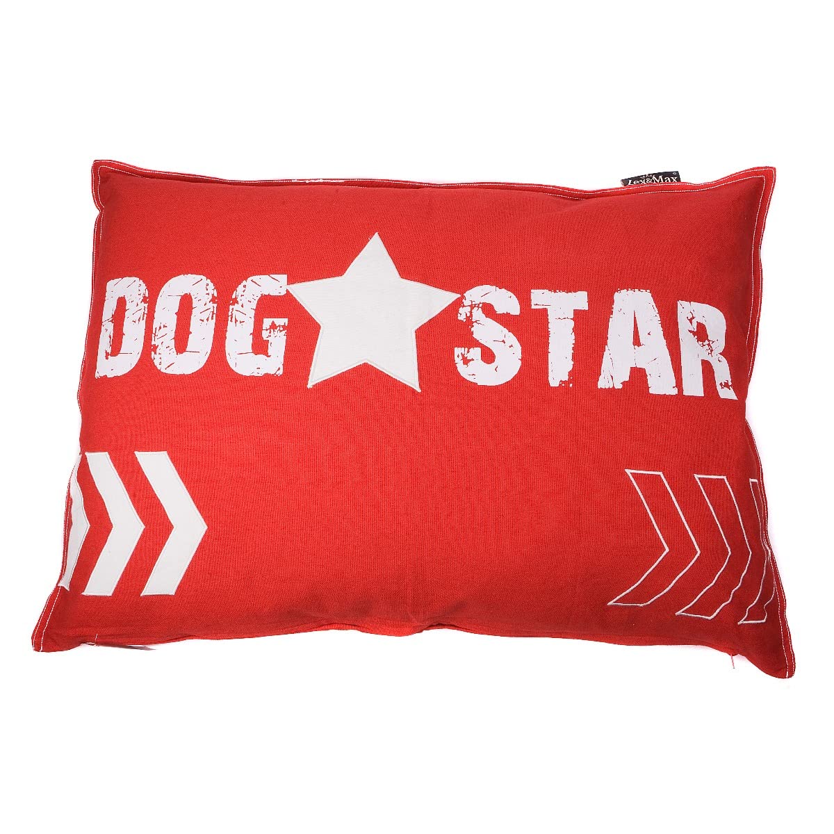 Lex & Max COVER RECT. DOGSTAR 100X70 RED, Rot