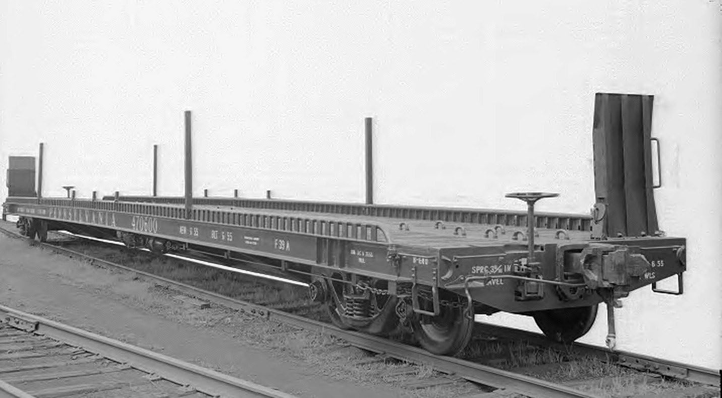 PRR,Pennsylvania RR F39 Flat car Decals Gold Coast,prs,mth