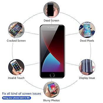 Amazon.com: for iPhone 7 Plus Screen Replacement Black